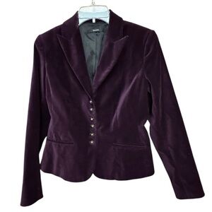 🆕TAHARI Vintage Velvet Blazer in Deep amethyst purple. BLAZERS ARE BACK IN! 8